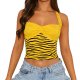 Women's Summer Fashion Casual Jersey Backless Top - Sleeveless Lace Camisole