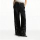 Summer Breathable Women's Jeans - High-Waisted Straight Printed Denim Streetwear